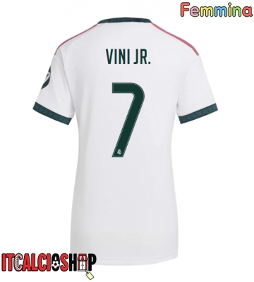 Real Madrid Vinicius Junior #7 Prima Maglia Femmina 2026-27 Manica Corta